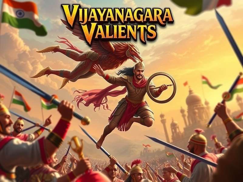 Vijayanagara Valiants gameplay screenshot showing empire management